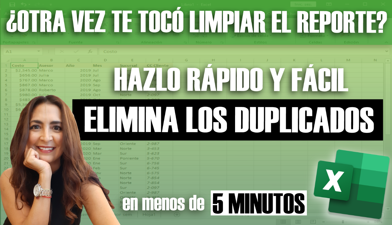 ELIMINAR DUPLICADOS EXCEL